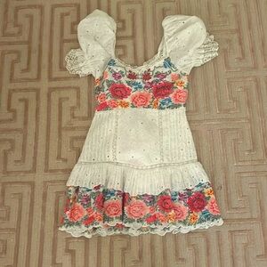 Loveshackfancy Thressey Dress Color: True White Size: 0 Perfect Condition